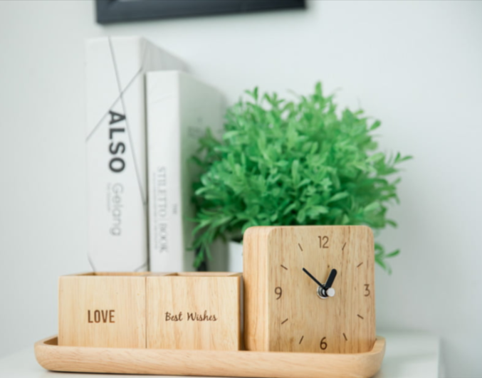 Square Table Clock