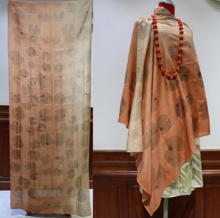 Hand-Dyed Mulberry Silk Scarf