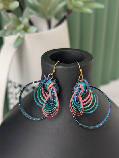 Ocean Swirl Boho Earrings