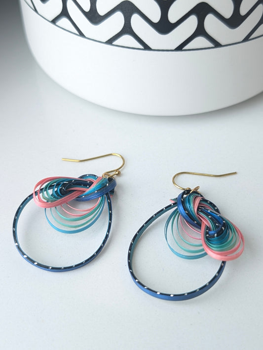 Ocean Swirl Boho Earrings