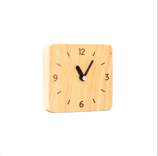 Horloge de table carrée