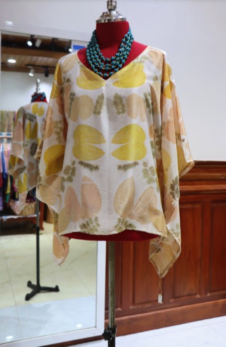 Handcrafted Mulberry Silk Kaftan