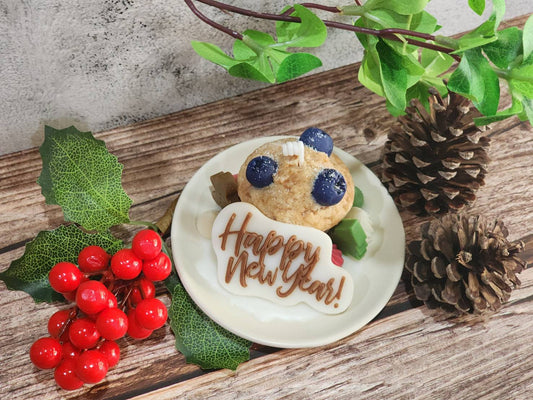 Mini Happy Blueberry Cupcakes