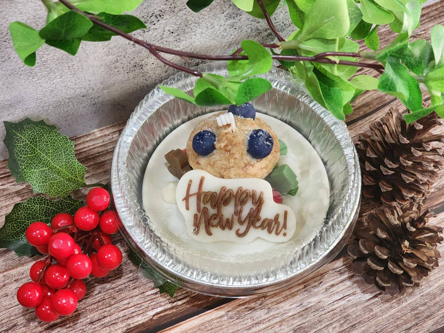 Mini Happy Blueberry Cupcakes