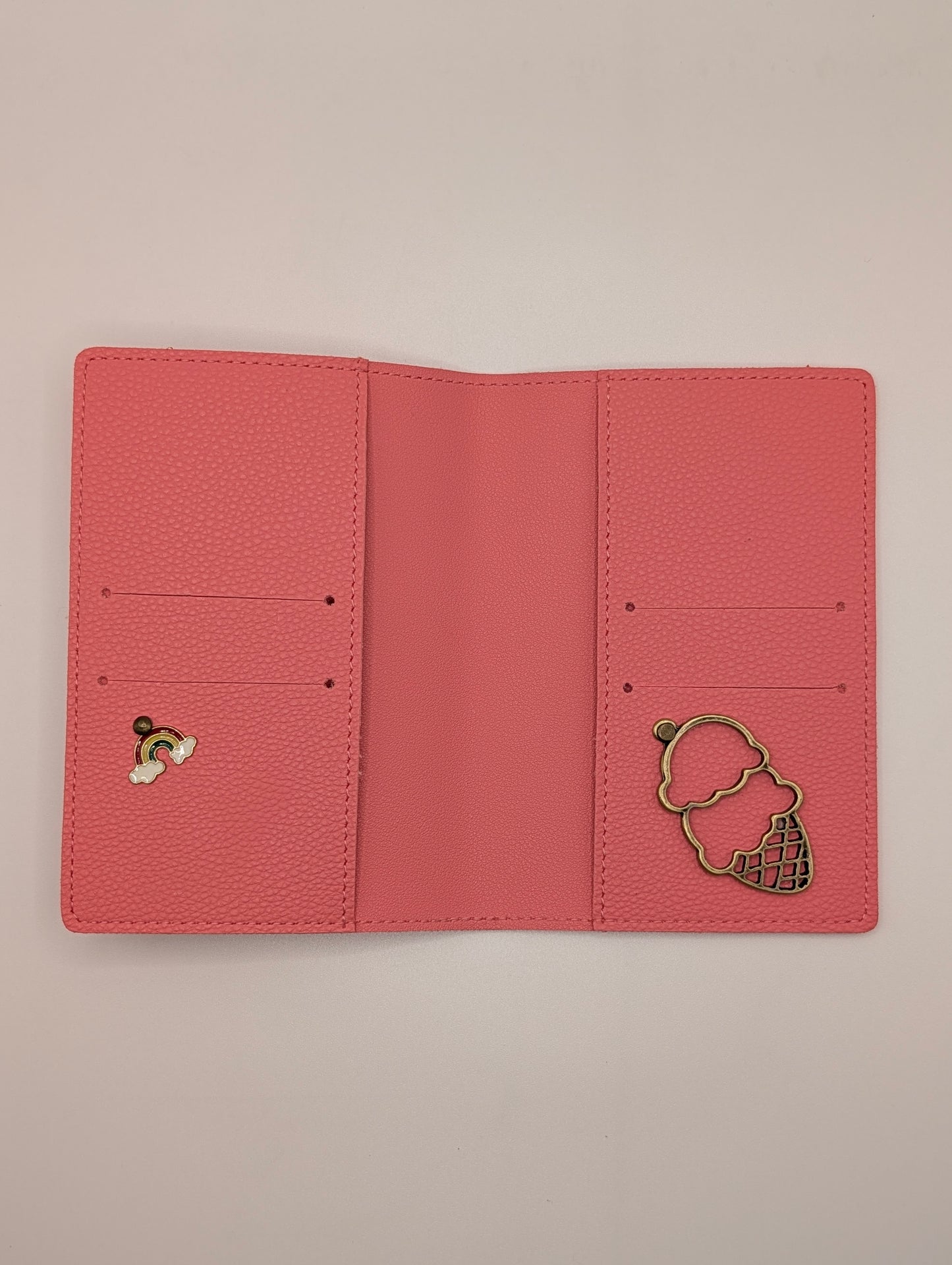 Hot Pink & Sunny Organizer/Passport Holder