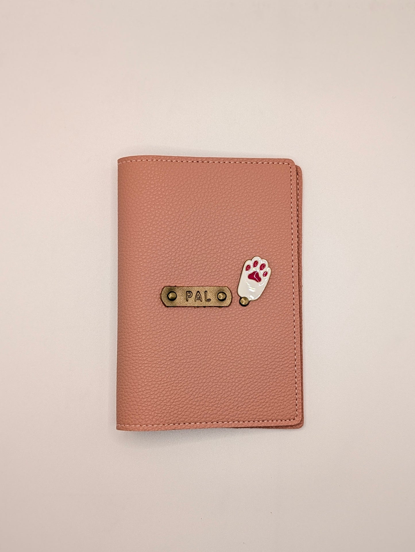 Peach Pink & Pal Organizer/ passport holder