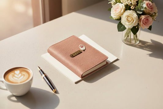 Peach Pink & Pal Organizer/ passport holder