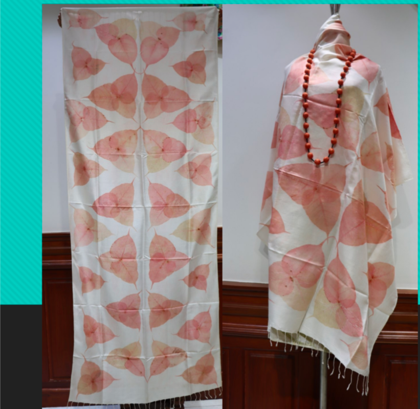 Hand-Dyed Mulberry Silk Scarf