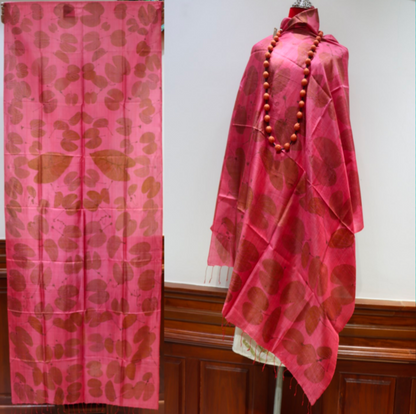 Hand-Dyed Mulberry Silk Scarf