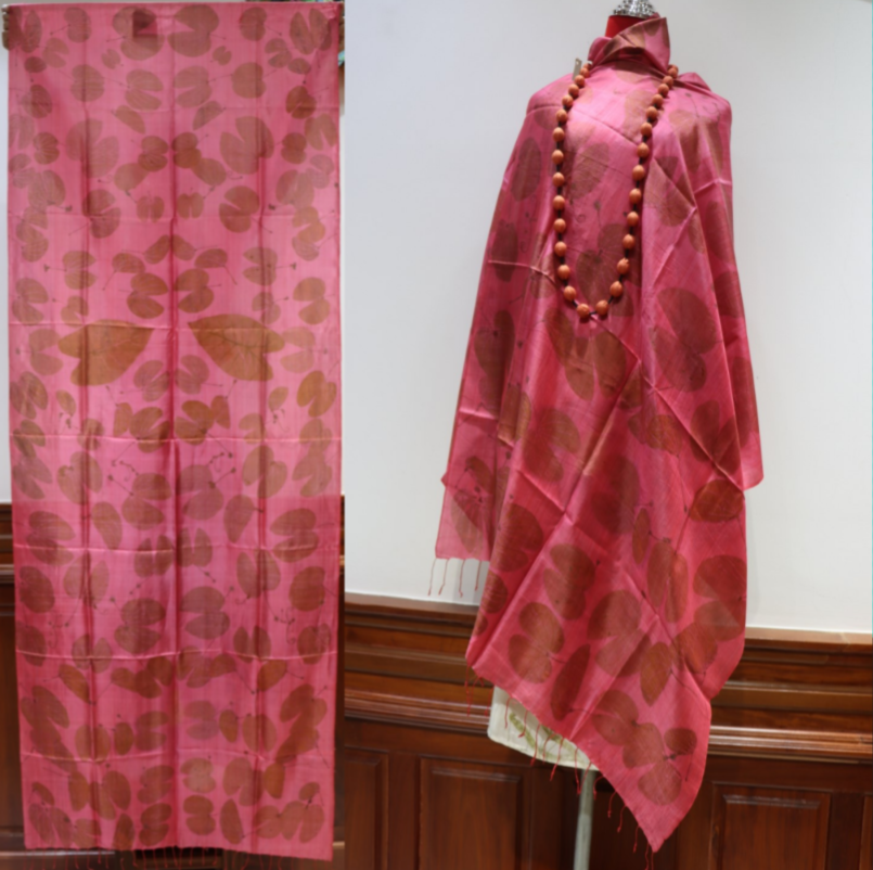 Hand-Dyed Mulberry Silk Scarf