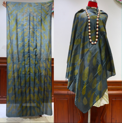 Hand-Dyed Mulberry Silk Scarf