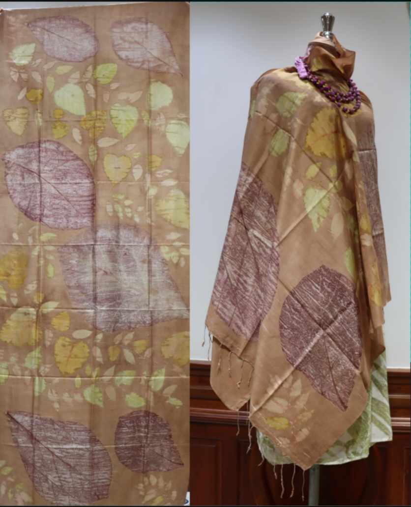 Hand-Dyed Mulberry Silk Scarf