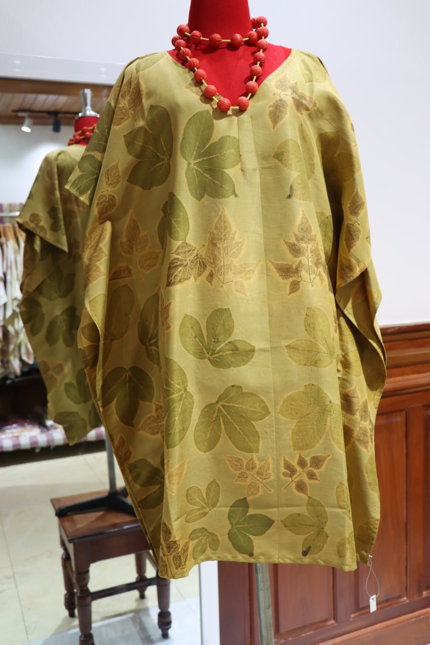 Handcrafted Mulberry Silk Kaftan