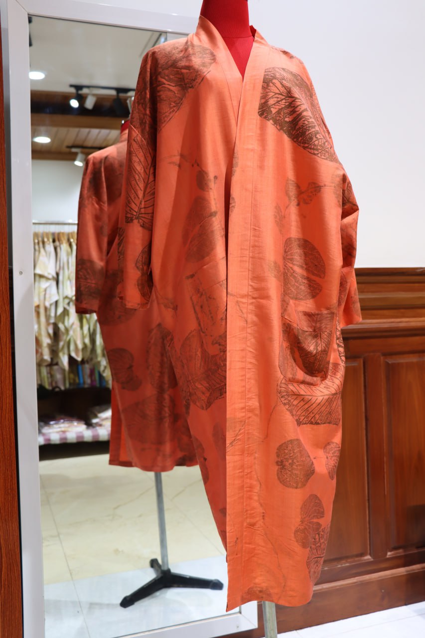 Handcrafted Mulberry Silk Kaftan