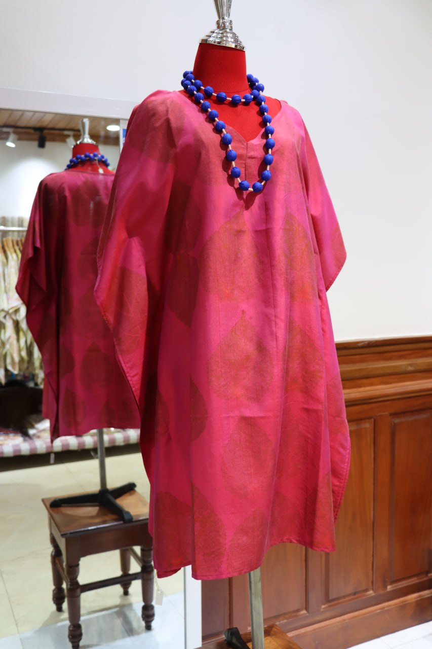 Handcrafted Mulberry Silk Kaftan