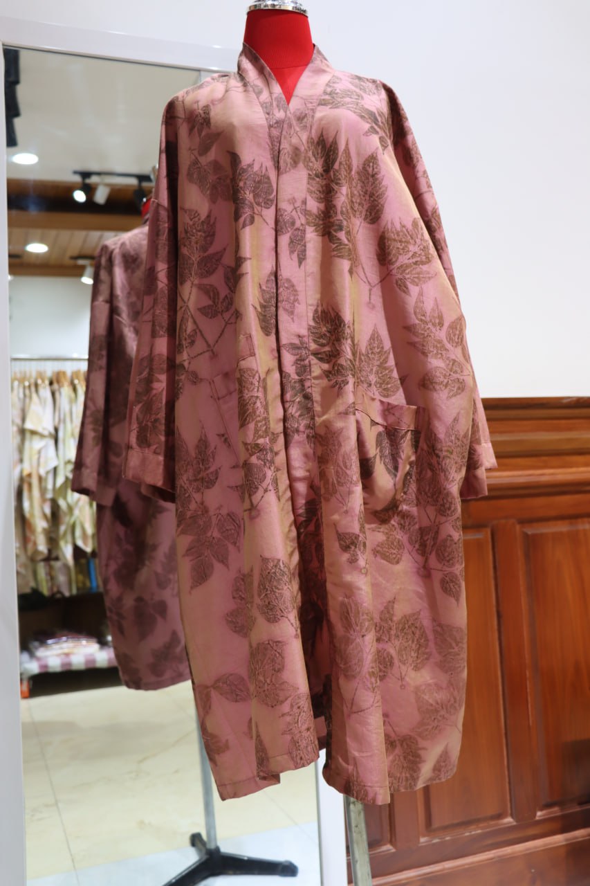 Handcrafted Mulberry Silk Kaftan