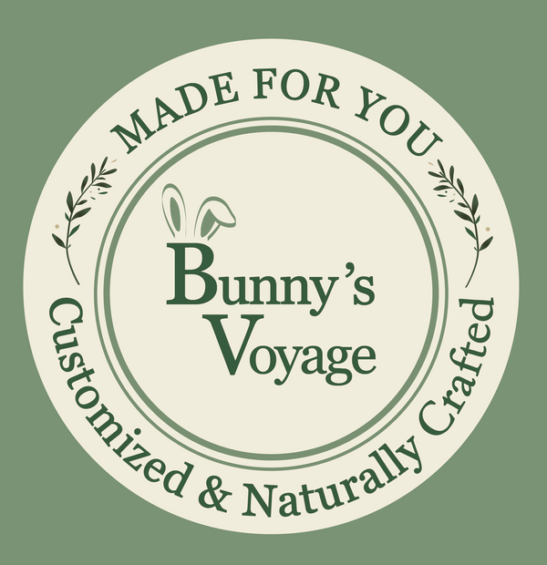 Logo for 'Bunny's Voyage' on a green background