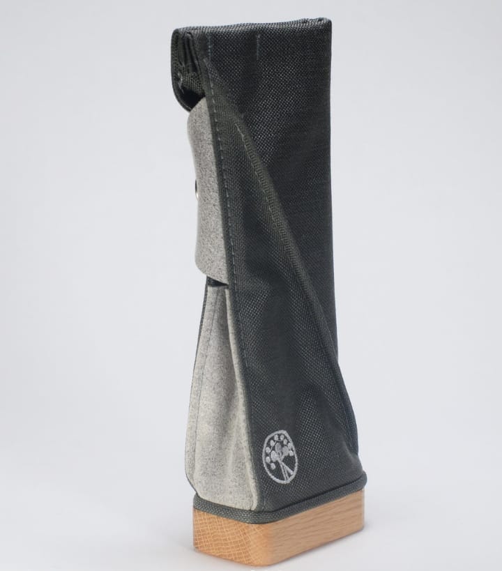 Charcoal/Mix Gray Wood Base Standing Case