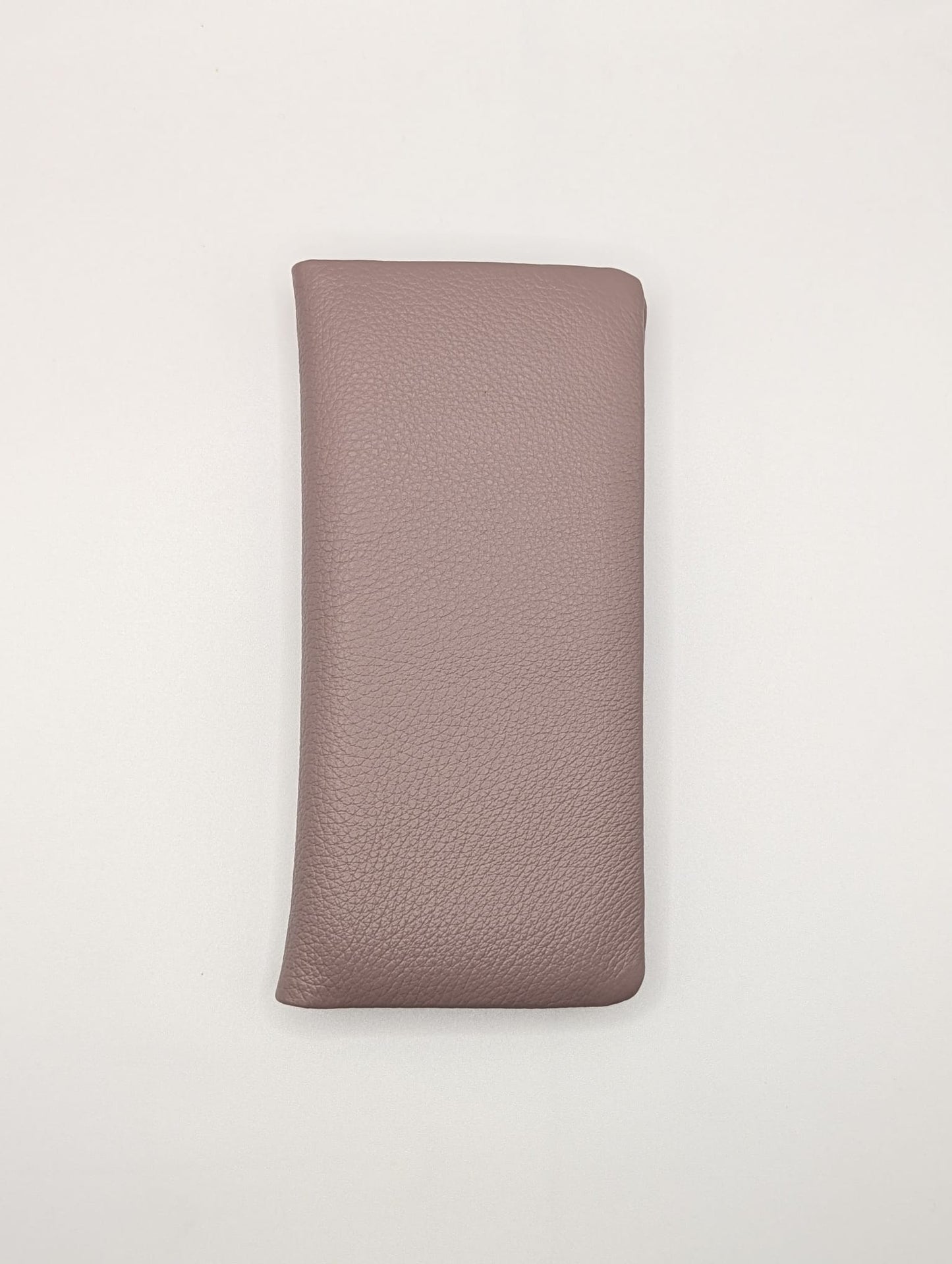 Vegan Leather Long Wallet - Taupe