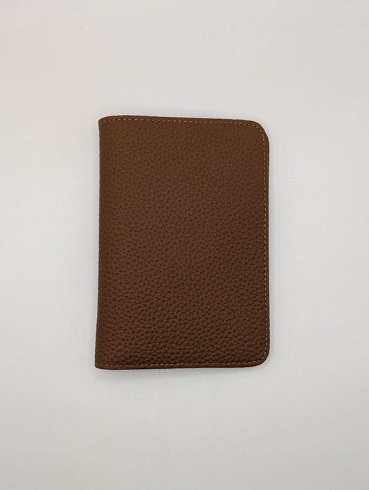 Vegan Leather Long Wallet - Navy Blue