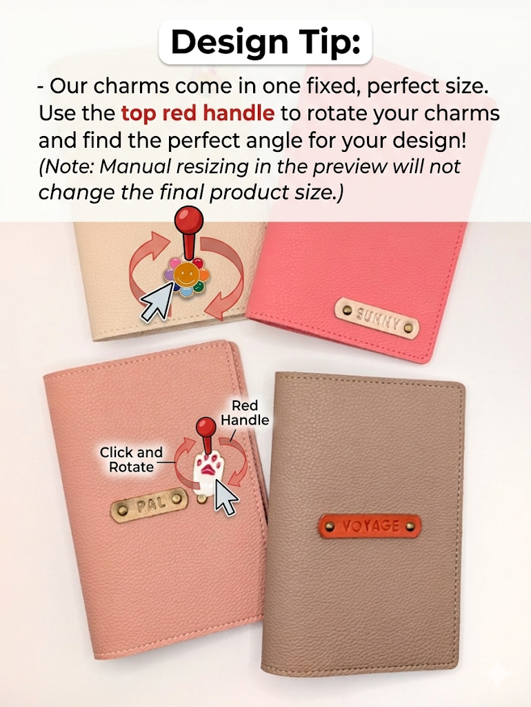 Vegan leather passport holder open showing interior card slots
